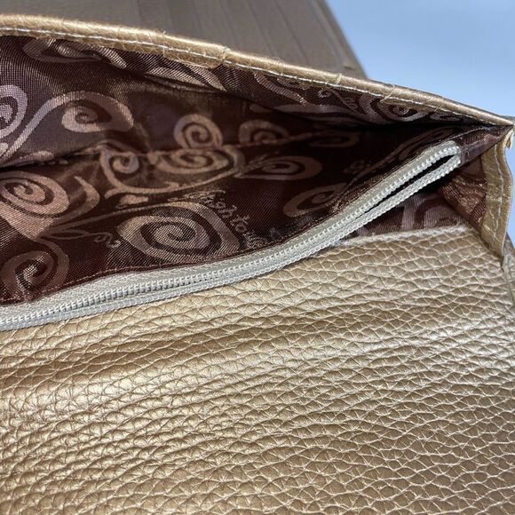 Elegant Brighton Deep Gold Women's Clutch Wallet - Picture 11 of 12